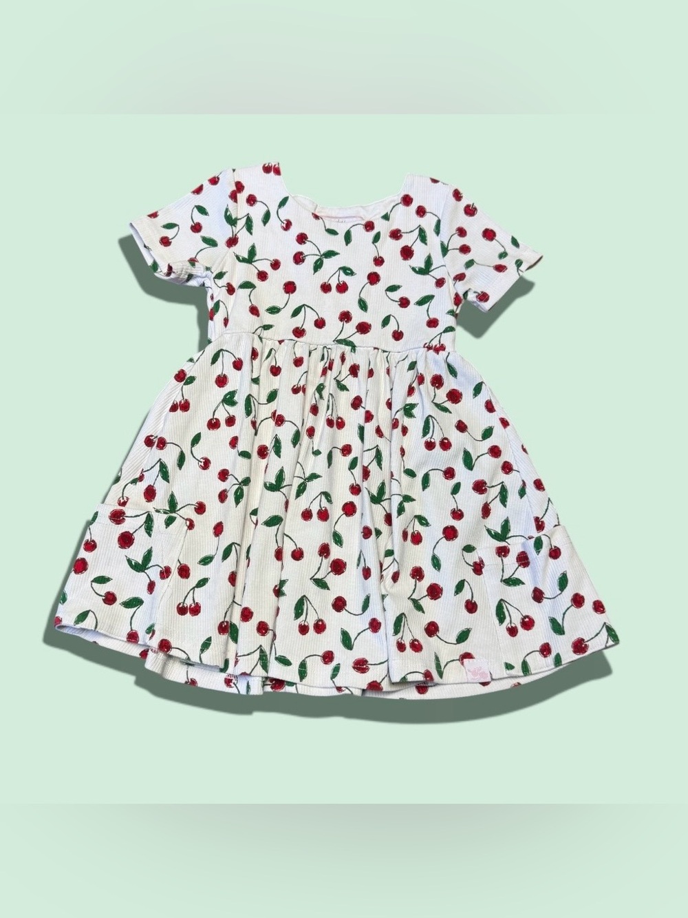 EUC Toddler SweetHoney Dress With Cherry Print SZ 4T